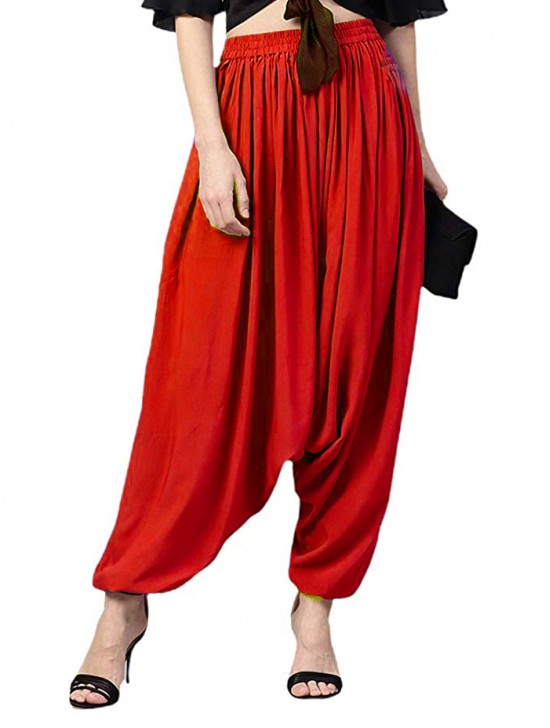 Solid Colour Harem Pants 